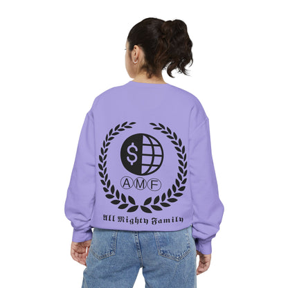 Skull Crest Sweatshirt — All Mighty Family Graphic Crewneck