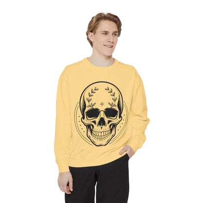 Skull Crest Sweatshirt — All Mighty Family Graphic Crewneck