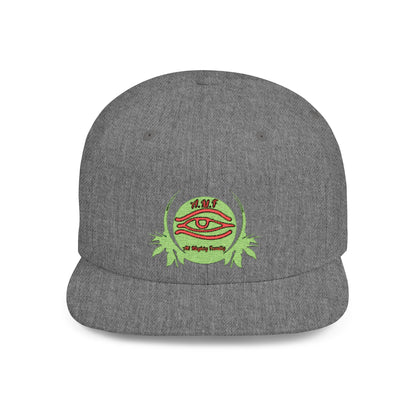 Mystical Eye Flat Bill Snapback Cap - Trendy Streetwear Hat