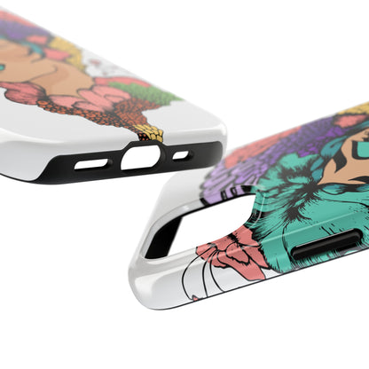 Colorful Artistic AMF Phone Cases - Unique Floral Phone Covers, Tough Cases for Women, Phone Accessories, Gifts for Her, Trendy Tech