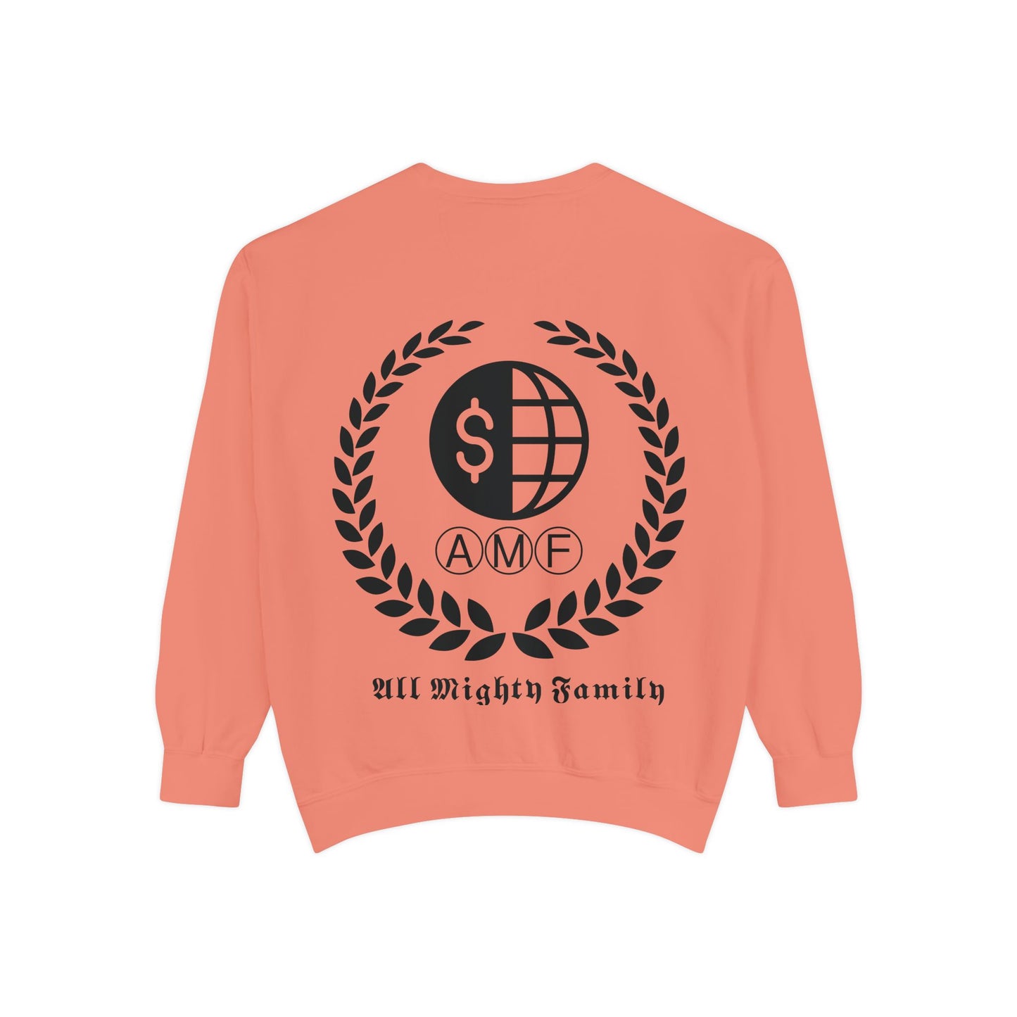 Skull Crest Sweatshirt — All Mighty Family Graphic Crewneck