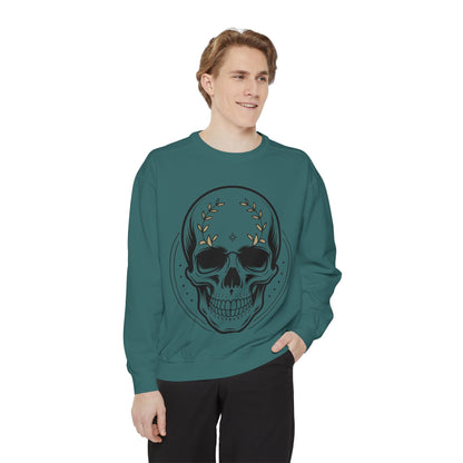 Skull Crest Sweatshirt — All Mighty Family Graphic Crewneck