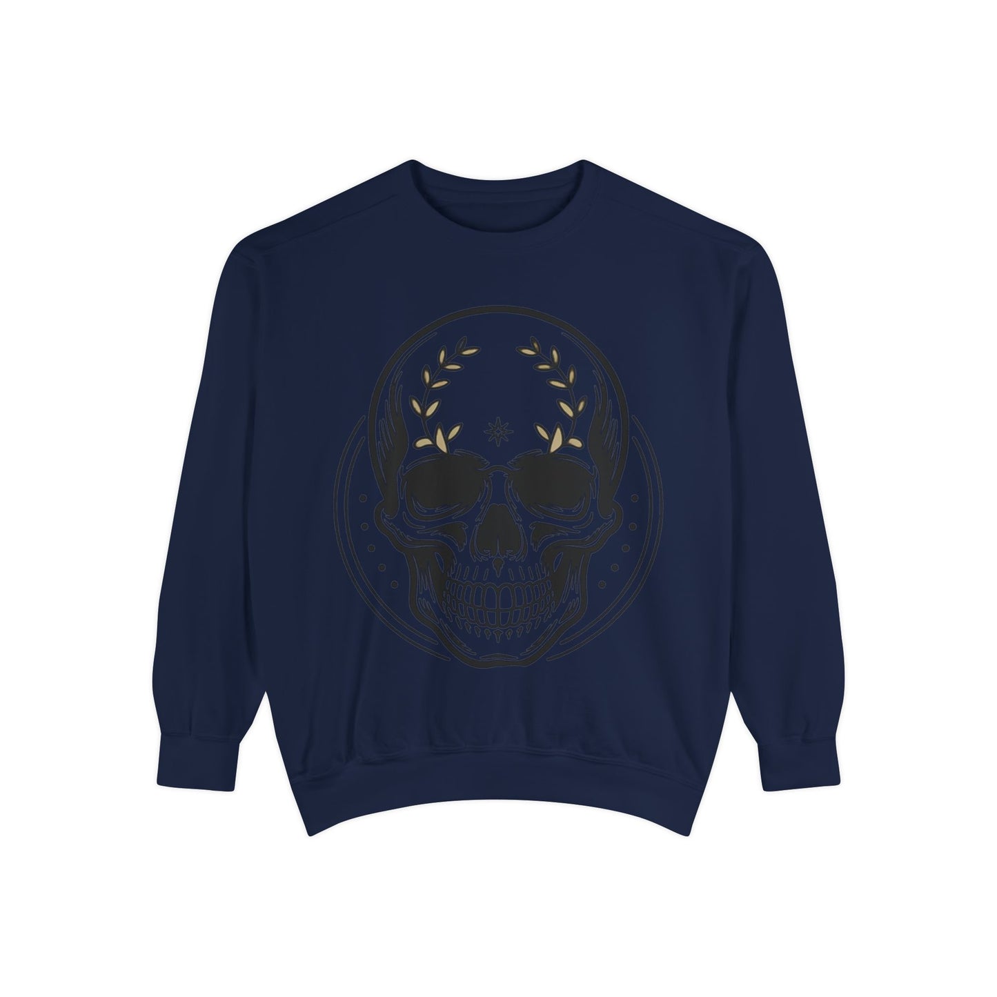 Skull Crest Sweatshirt — All Mighty Family Graphic Crewneck