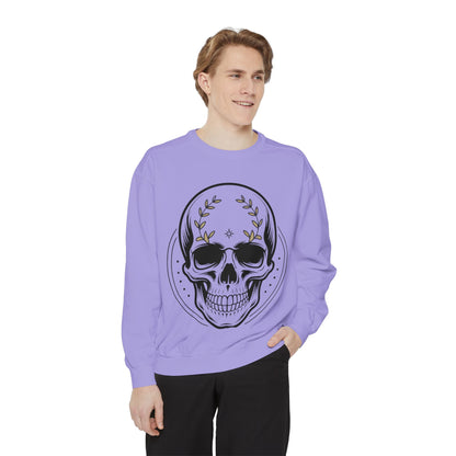 Skull Crest Sweatshirt — All Mighty Family Graphic Crewneck