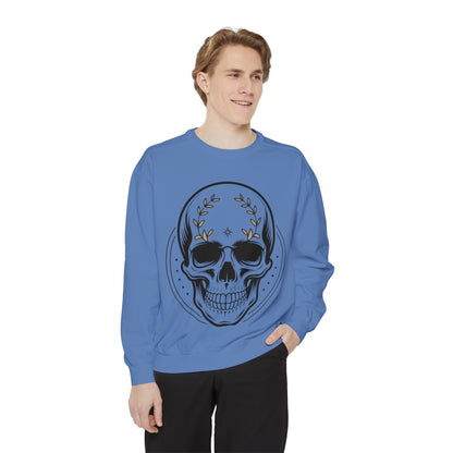 Skull Crest Sweatshirt — All Mighty Family Graphic Crewneck