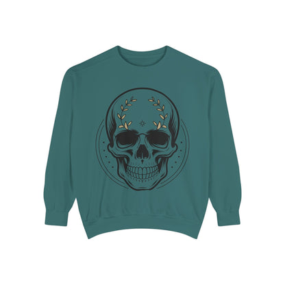 Skull Crest Sweatshirt — All Mighty Family Graphic Crewneck