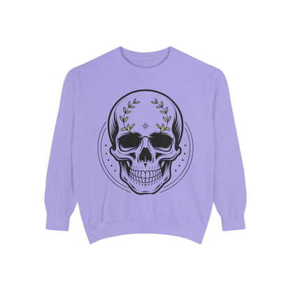 Skull Crest Sweatshirt — All Mighty Family Graphic Crewneck