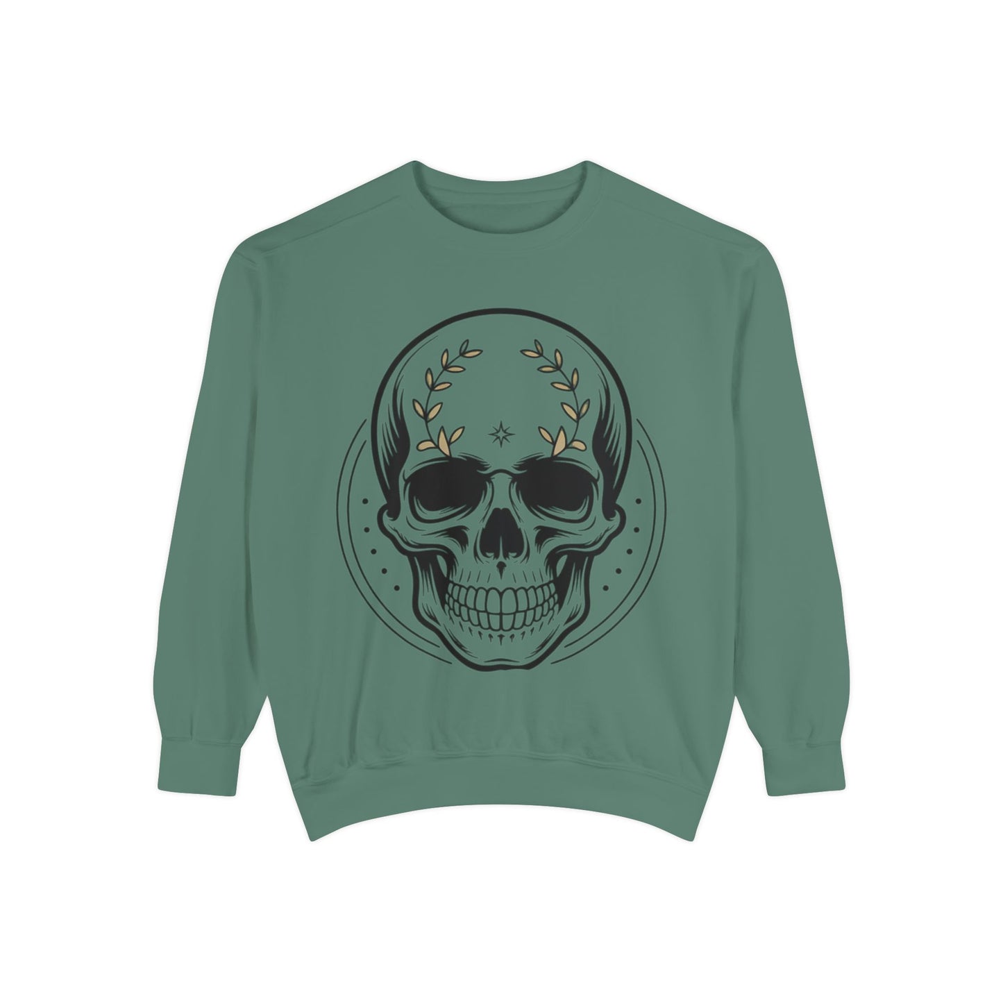 Skull Crest Sweatshirt — All Mighty Family Graphic Crewneck