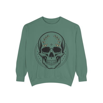 Skull Crest Sweatshirt — All Mighty Family Graphic Crewneck