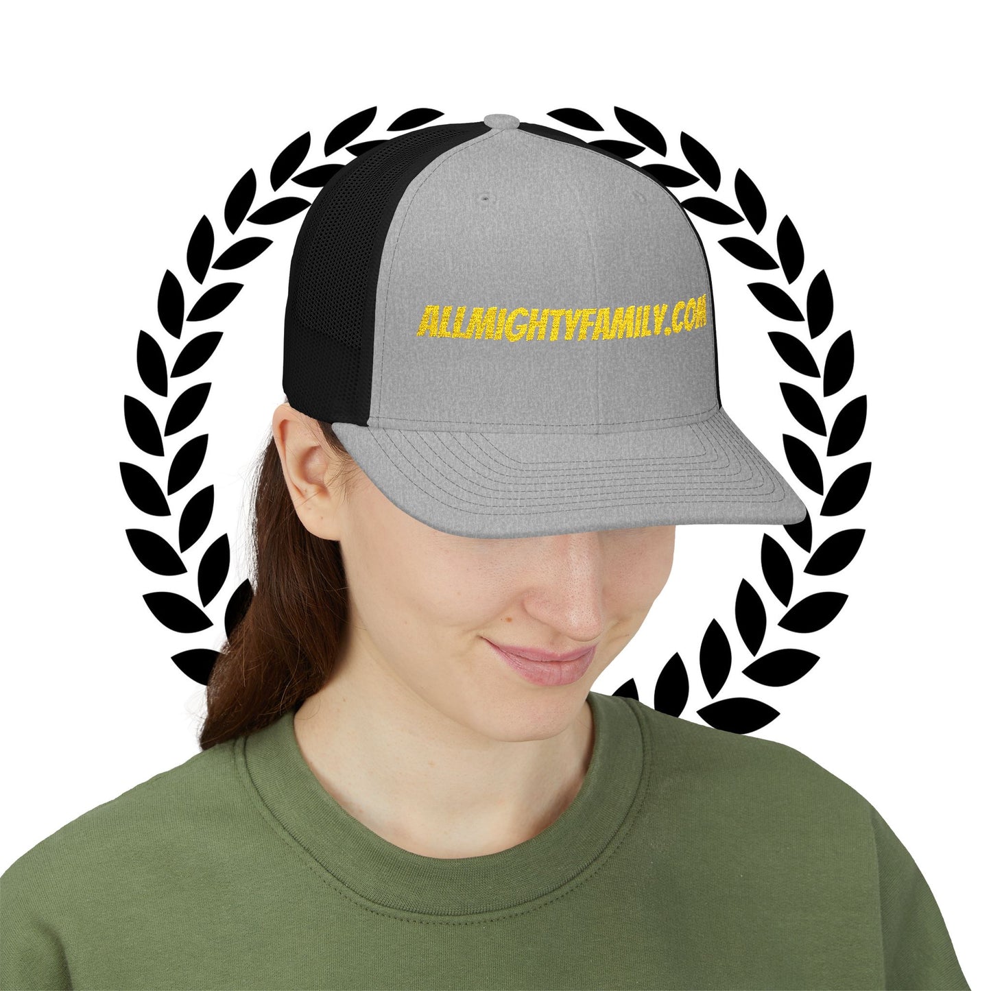 ALLMIGHTYFAMILY.COM Trucker Cap — Skate Crew Snapback