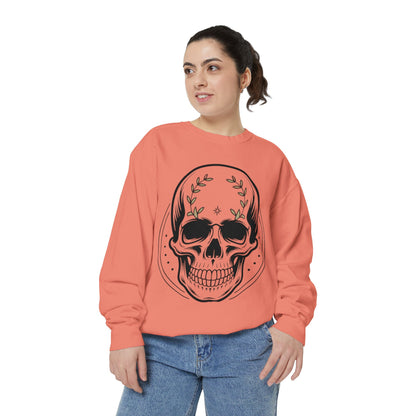 Skull Crest Sweatshirt — All Mighty Family Graphic Crewneck