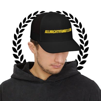 ALLMIGHTYFAMILY.COM Trucker Cap — Skate Crew Snapback