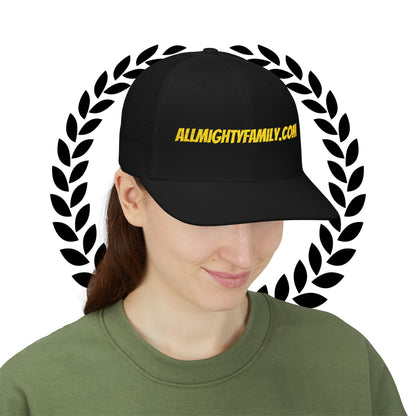 ALLMIGHTYFAMILY.COM Trucker Cap — Skate Crew Snapback