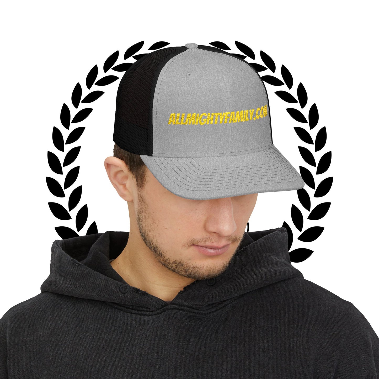 ALLMIGHTYFAMILY.COM Trucker Cap — Skate Crew Snapback