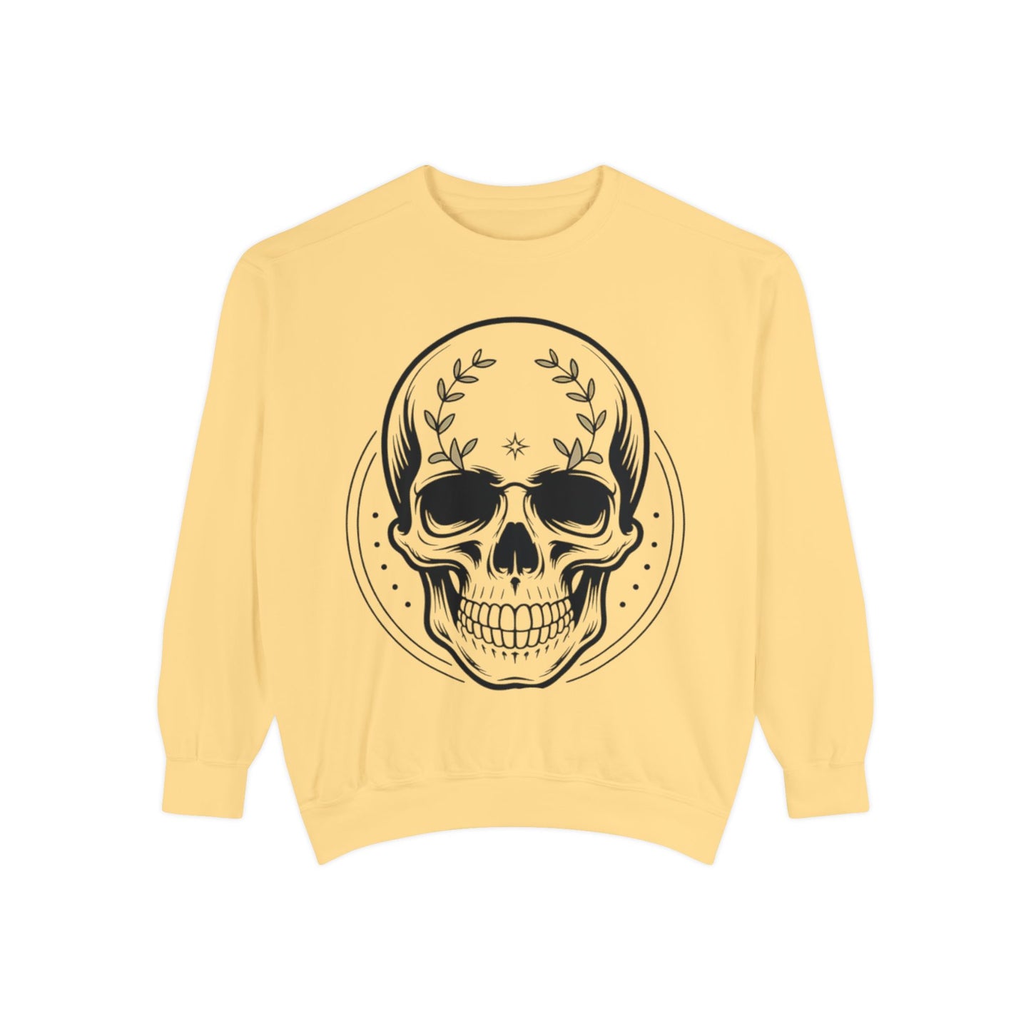 Skull Crest Sweatshirt — All Mighty Family Graphic Crewneck