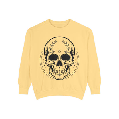 Skull Crest Sweatshirt — All Mighty Family Graphic Crewneck