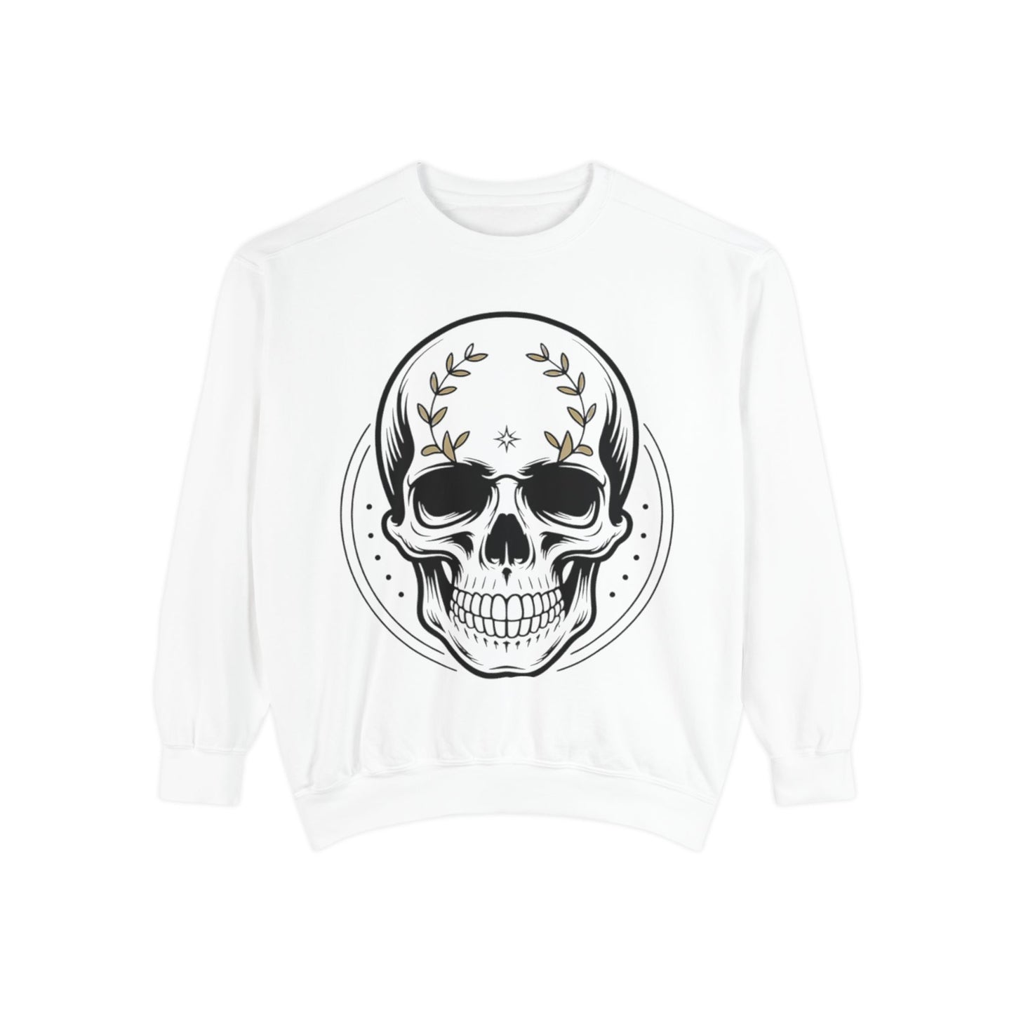 Skull Crest Sweatshirt — All Mighty Family Graphic Crewneck