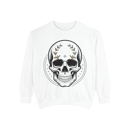 Skull Crest Sweatshirt — All Mighty Family Graphic Crewneck