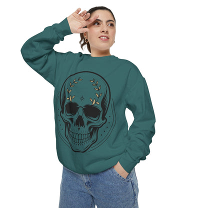 Skull Crest Sweatshirt — All Mighty Family Graphic Crewneck