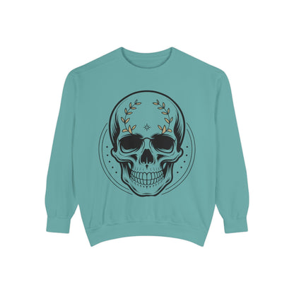 Skull Crest Sweatshirt — All Mighty Family Graphic Crewneck