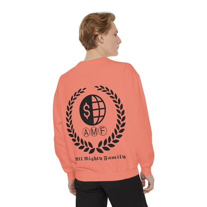 Skull Crest Sweatshirt — All Mighty Family Graphic Crewneck