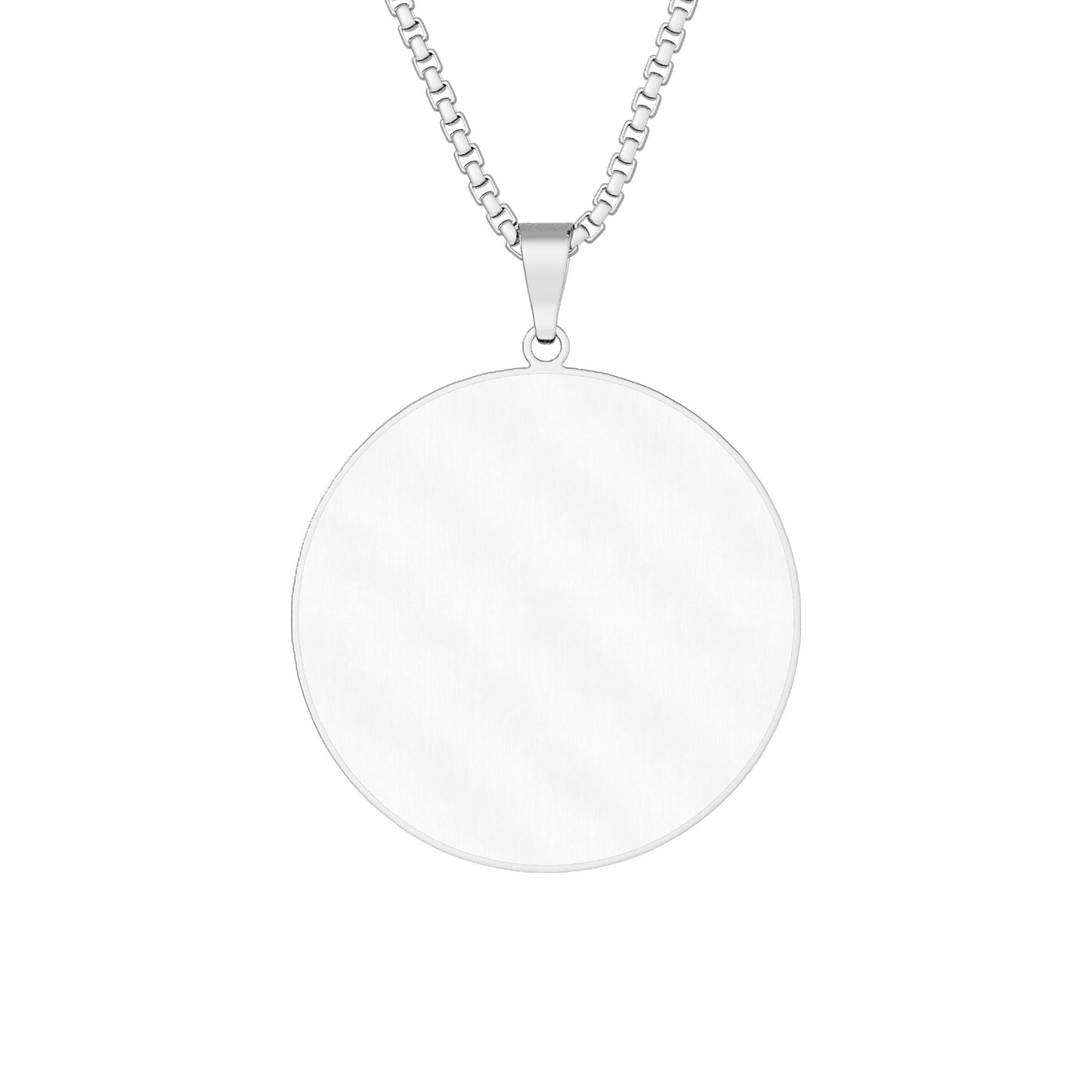 Round Custom Photo Pendant Necklace – Personalized Photo Locket Gift