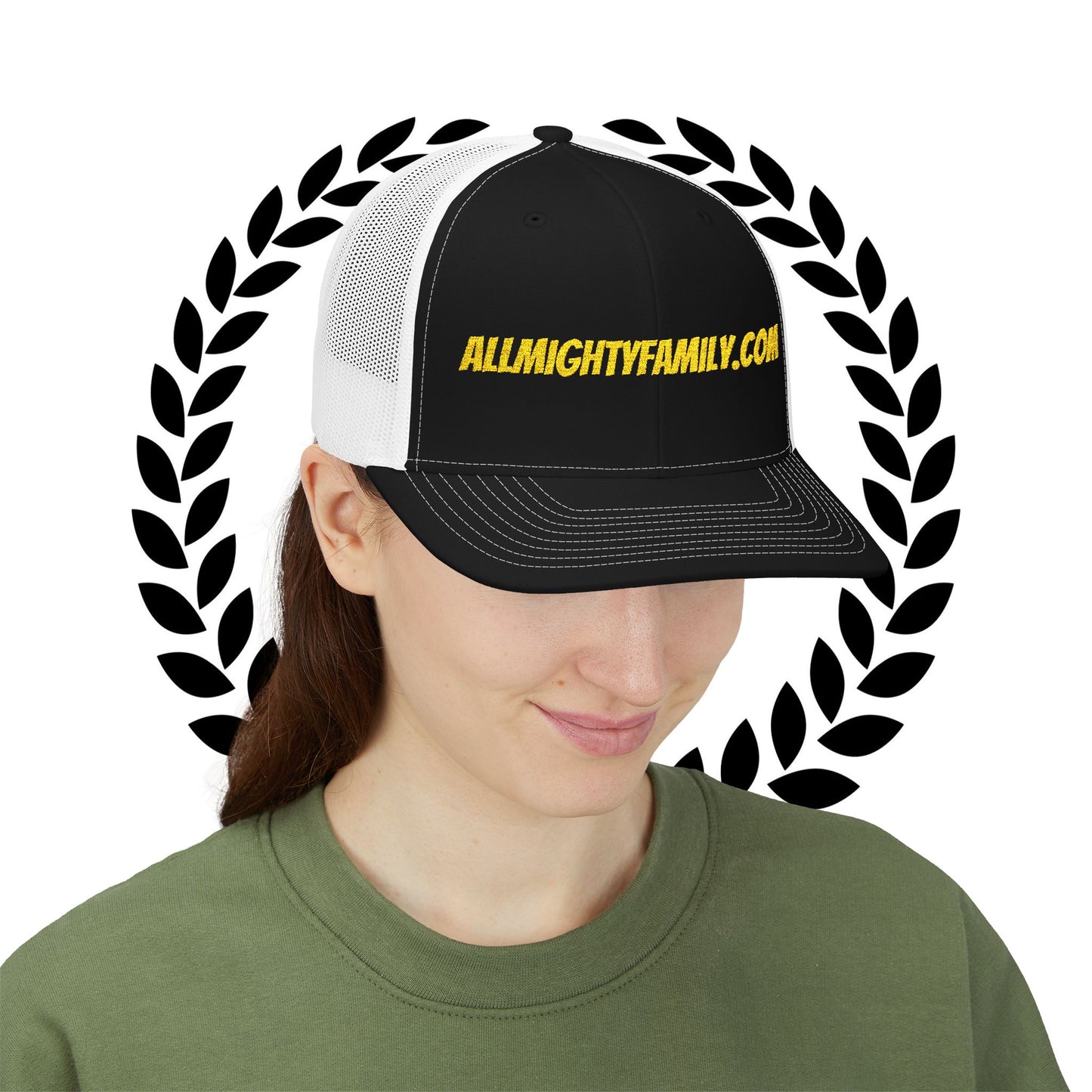 ALLMIGHTYFAMILY.COM Trucker Cap — Skate Crew Snapback