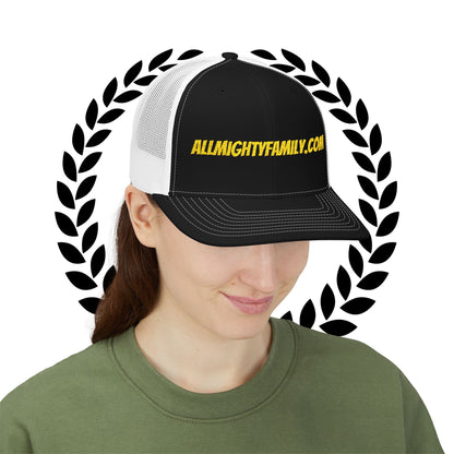 ALLMIGHTYFAMILY.COM Trucker Cap — Skate Crew Snapback