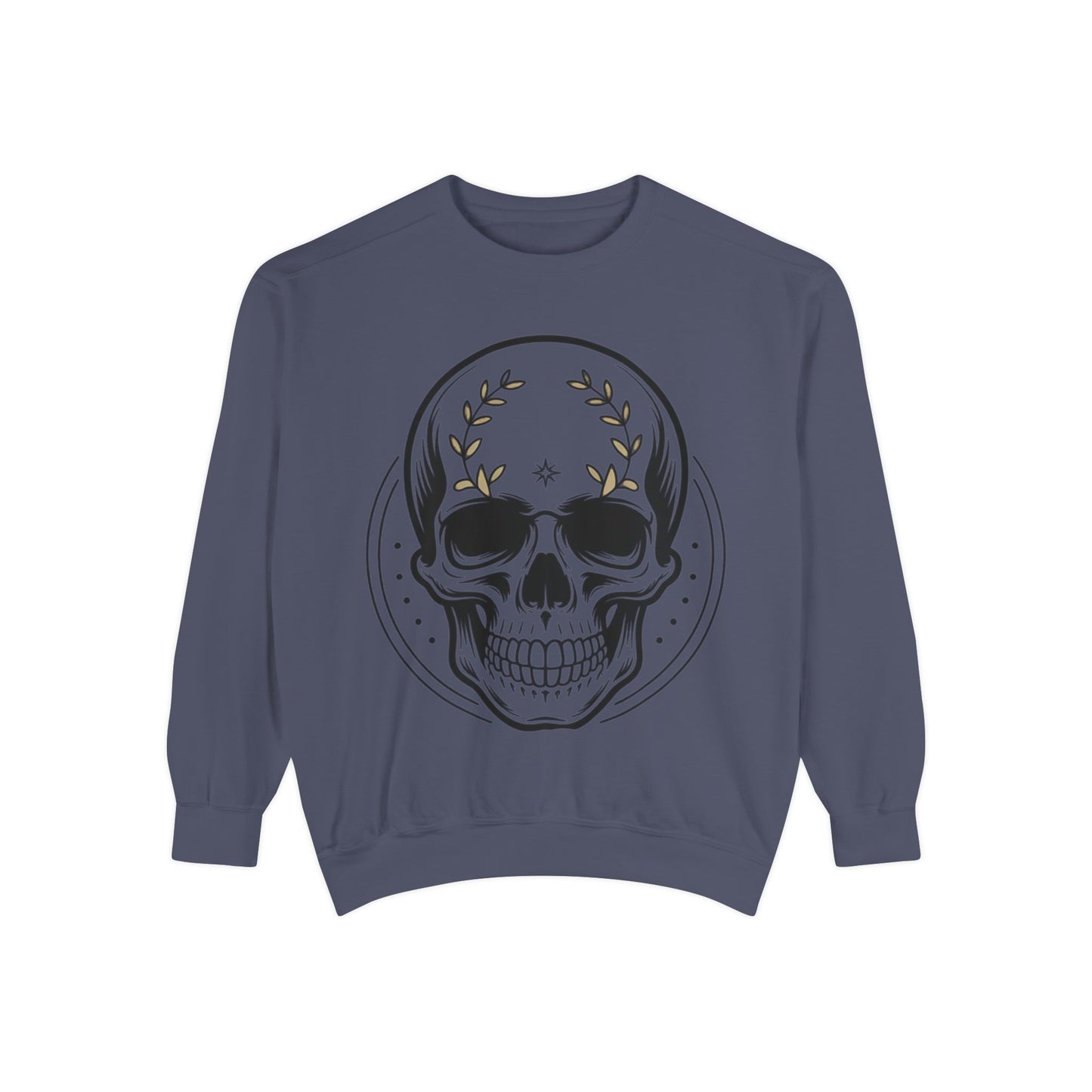 Skull Crest Sweatshirt — All Mighty Family Graphic Crewneck