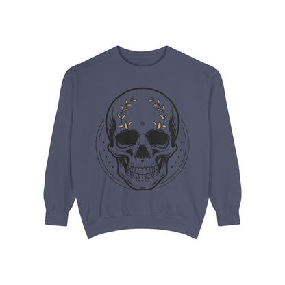 Skull Crest Sweatshirt — All Mighty Family Graphic Crewneck