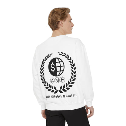 Skull Crest Sweatshirt — All Mighty Family Graphic Crewneck