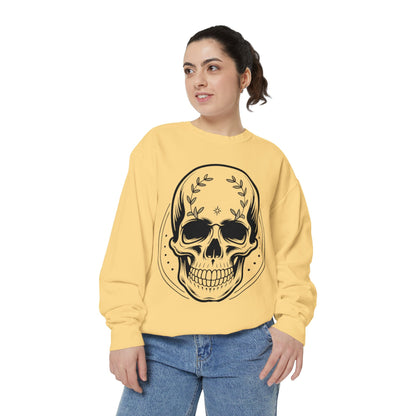 Skull Crest Sweatshirt — All Mighty Family Graphic Crewneck
