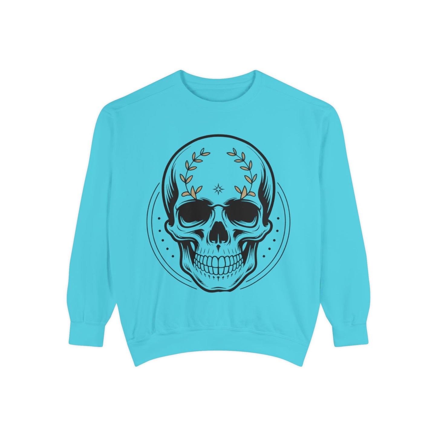 Skull Crest Sweatshirt — All Mighty Family Graphic Crewneck