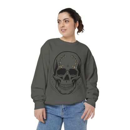 Skull Crest Sweatshirt — All Mighty Family Graphic Crewneck