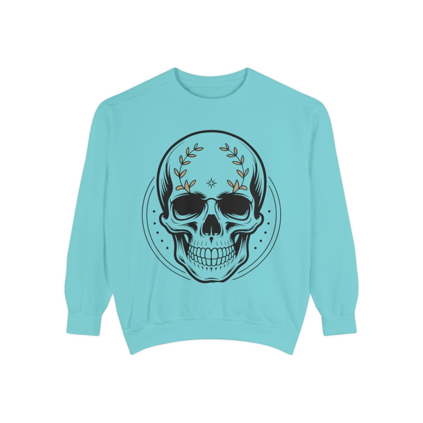 Skull Crest Sweatshirt — All Mighty Family Graphic Crewneck