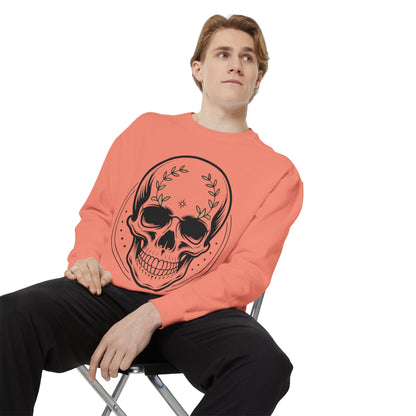 Skull Crest Sweatshirt — All Mighty Family Graphic Crewneck