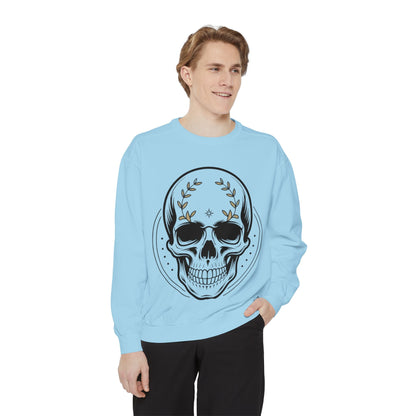 Skull Crest Sweatshirt — All Mighty Family Graphic Crewneck