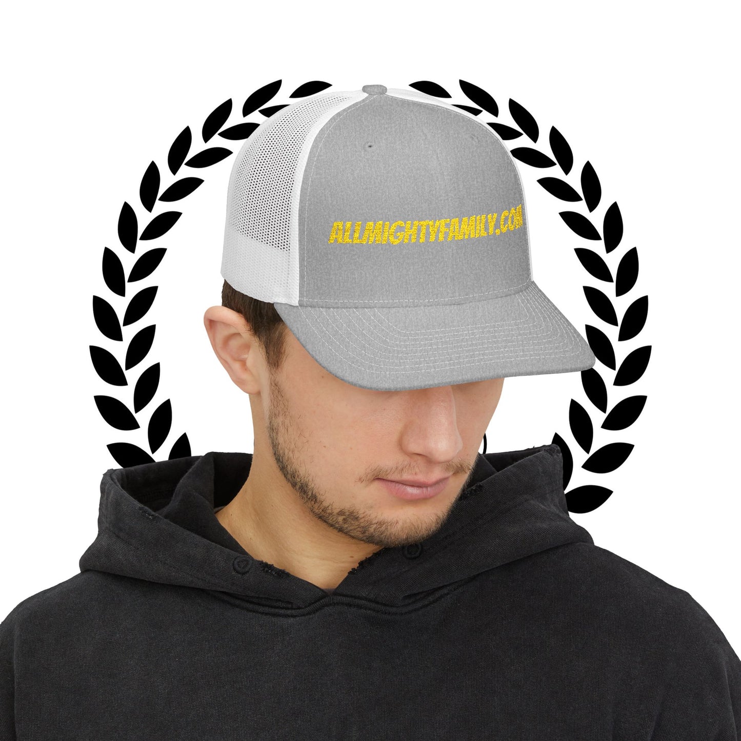 ALLMIGHTYFAMILY.COM Trucker Cap — Skate Crew Snapback