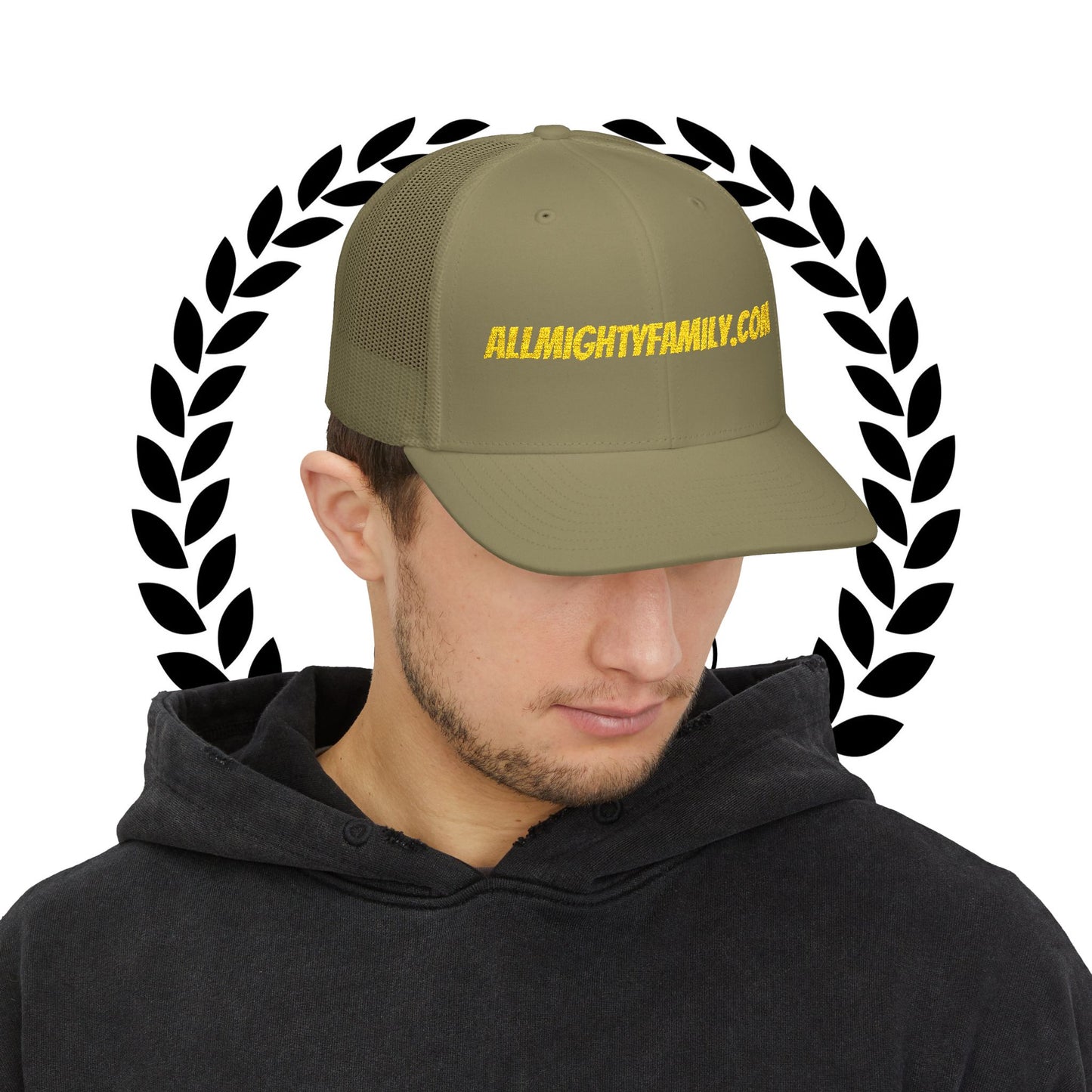 ALLMIGHTYFAMILY.COM Trucker Cap — Skate Crew Snapback