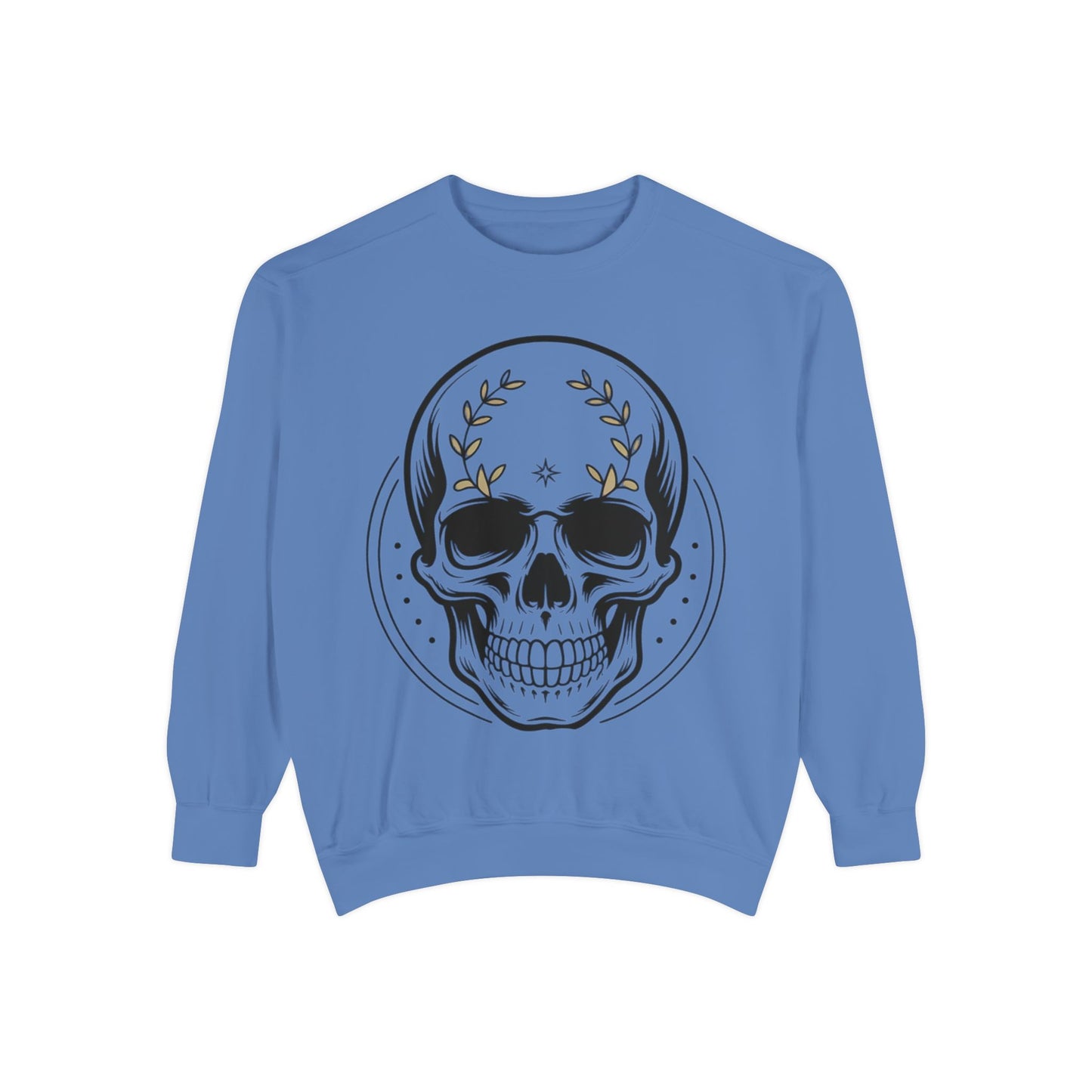 Skull Crest Sweatshirt — All Mighty Family Graphic Crewneck