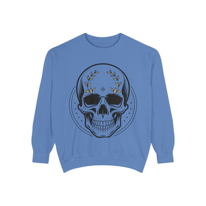 Skull Crest Sweatshirt — All Mighty Family Graphic Crewneck