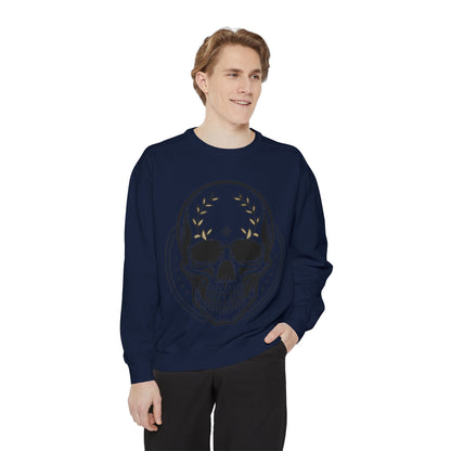 Skull Crest Sweatshirt — All Mighty Family Graphic Crewneck
