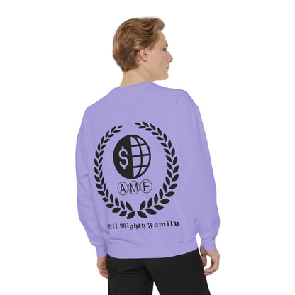 Skull Crest Sweatshirt — All Mighty Family Graphic Crewneck
