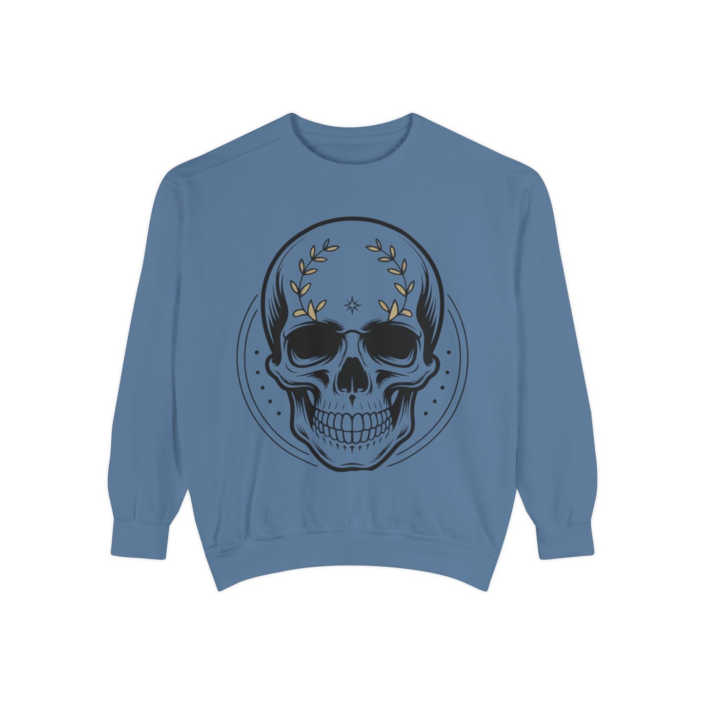 Skull Crest Sweatshirt — All Mighty Family Graphic Crewneck