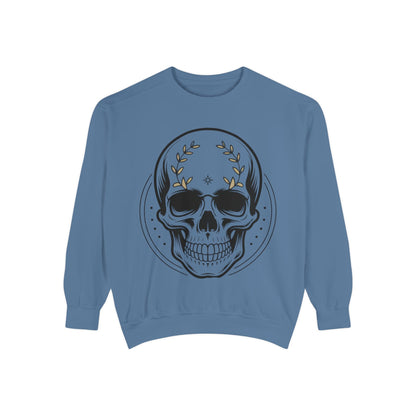 Skull Crest Sweatshirt — All Mighty Family Graphic Crewneck