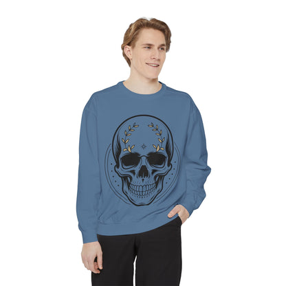 Skull Crest Sweatshirt — All Mighty Family Graphic Crewneck