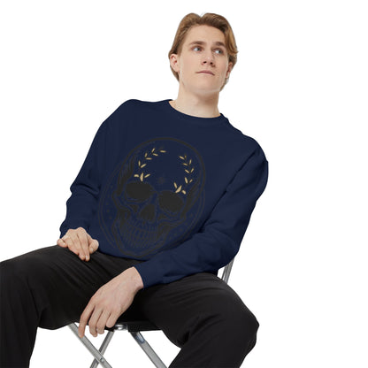 Skull Crest Sweatshirt — All Mighty Family Graphic Crewneck