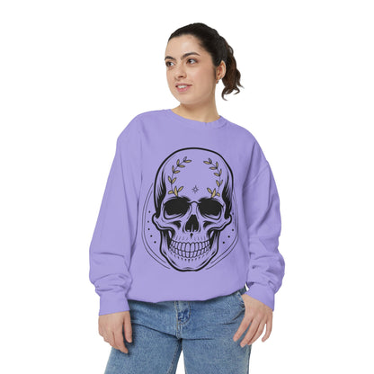 Skull Crest Sweatshirt — All Mighty Family Graphic Crewneck