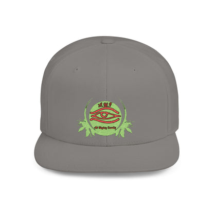 Mystical Eye Flat Bill Snapback Cap - Trendy Streetwear Hat