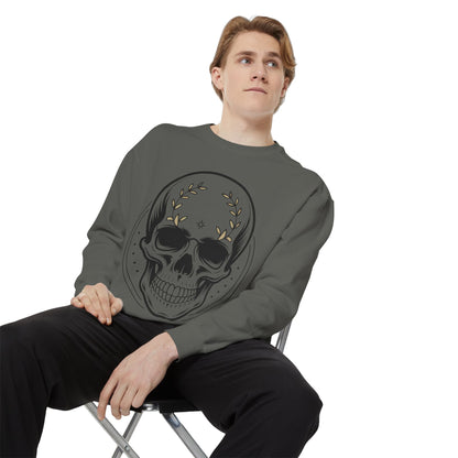 Skull Crest Sweatshirt — All Mighty Family Graphic Crewneck